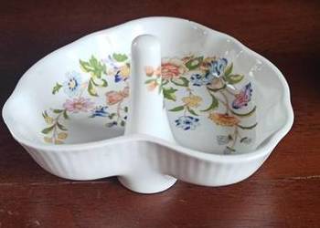 Listek porcelanowy. Na pierścionki. Aynsley. Made in England