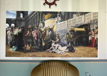 Henryk Siemiradzki- dirce chrześcijańska. Kopia malarska