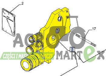 47135544 SEKCJA ZAWORU HYDR CNH