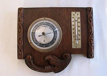 ~*  ładny barometr * ciemny dąb *~