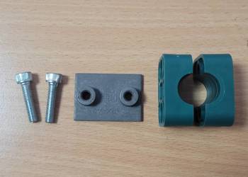Uchwyt do rur RAPR śr.17mm, 1komplet - 25szt.