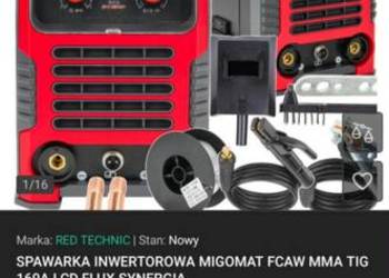 Spawarka nowa maska i elektrody