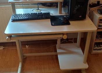 Biurko szkolne pod komputer gamingowy, mocne