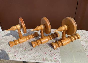 drewniany kwietnik naścienny 3 szt