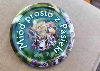 Zakrętki do słoików MIÓD FI82 Prosto z Pasieki / karton 750 szt