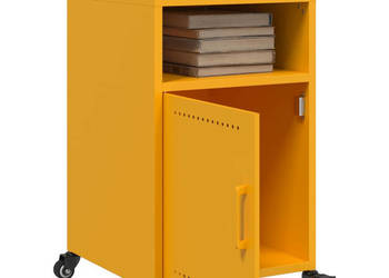 Szafka nocna musztardowa 36x39x59 cm stal WM-846722
