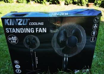 Wentylator stojący Kinzo 40 cm – Twój osobisty wiatr w środku lata