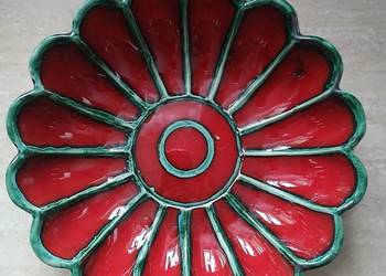 Ręcznie wykonana misa w pięknych jaskrawych kolorach