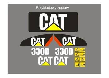 Naklejki Oklejenie - CAT 323D , 325D , 330D , 336D Zamiennik CATERPILLAR