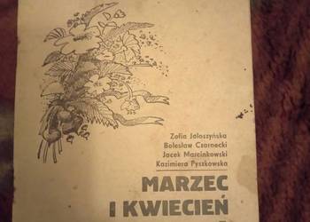 Sprzedam książkę miesiąc w ogródku marzec i kwiecień