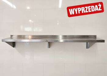 Półka wisząca gastronomiczna Technica 150 × 30 cm – stal nierdzewna