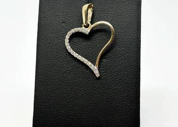 Nowa złota zawieszka pr 585 0,68g Serce