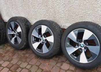 felgi 17" 5x112 z nowymi oponami wielosezon + czujniki ciśnienia