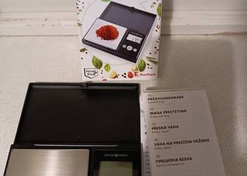 Waga precyzyjna, przenośna do 200 g, dokładność do 0,01 g