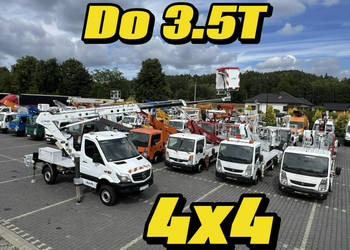 Mercedes Sprinter 316 CDI 4X4 PODNOŚNIK KOSZOWY BUMAR PTM-16E.15 / 16m Rut…