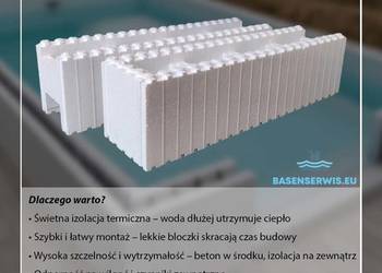 BLOCZKI STYROPIANOWE EPS  BASENY OGRODZENIA INNE