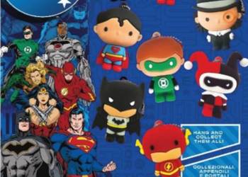 Zasyp do automatów: DC JUSTICE LEAGUE CHARM FRIENDS – 50mm (100 szt.)