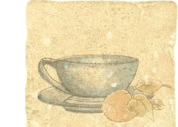 Dekor Tretto beige Inserto Filiżanka 10 x 10, Paradyż, płytki, kafelki