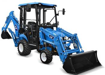 LS Tractor MT1.25 4x4 - 24.7 KM / IND / CAB + koparka LB1107 + ładowacz TU…