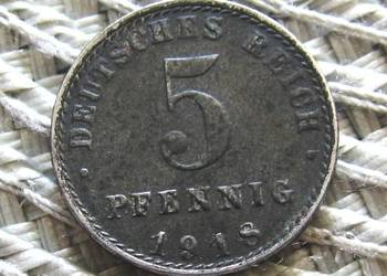 Niemcy 5 Pfennig 1918r A--Żelazo