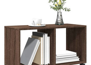 Szafka na kółkach brązowy dąb 72x33x425 cm WM-853143
