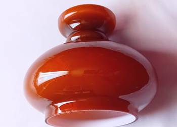 Klosz typu Aladyn do miniaturowej lampy naftowej, szkło warstwowe. 99 mm.