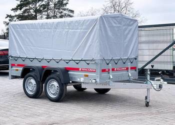 Przyczepka burtowa TEMARED PRO 2612/2 z plandeką 80 cm DMC 750 kg