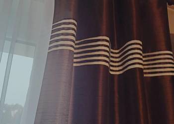 Piękne dwie zasłony z przelotkami i dwa jaśki