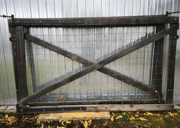 Brama na budowę, działkę itp 470x140