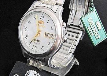 11. Zegar,Zegarek Orient crystal 21automat - biała tarcza.