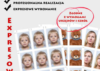 Zdjęcia do dokumentów, Dowodu, Paszport, Prawo jazdy, Legitymacji