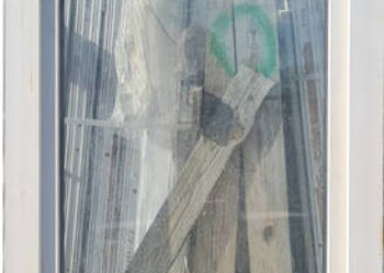 OKNA KacprzaK OKNO 82x221 Używane Balkonowe Plastikowe PCV