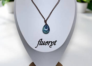 Zawieszka wisiorek z fluorytu, FLUORYT #557