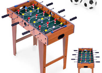 Stół do piłkarzyków 69x35,5 cm drewniany gra w piłkarzyki ECOTOYS