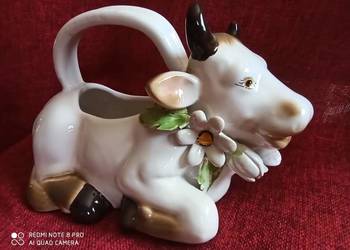 Mlecznik, krówka. Made in Italy. Z kwiatkami.