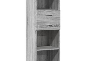 Wysoka szafka szary dąb sonoma 40x425x124 cm WM-846164