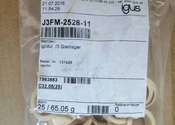 Tuleje ślizgowe z kołnierzykiem łożysko 20 sztuk nowa  ślizgowe nowa 20 szt