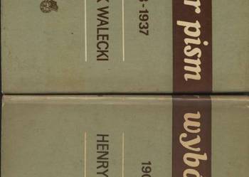 Wybór pism   1905-1937    T.1-2 Henryk Walecki