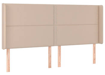 Zagłówek uszak cappuccino 183x16x118/128 cm sztuczna skóra WM-3119547