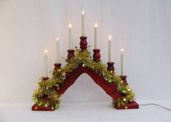 ~* Świąteczny świecznik adwentowy *~