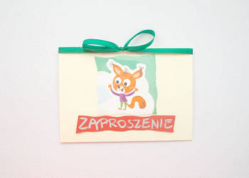 bajkowe zaproszenia C6, zaproszenia dla dzieci, urodzinki