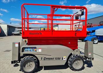 Podnośnik nożycowy spalinowy Haulotte Compact 12DX, wys rob 12m, rok 2014