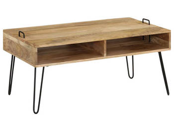 Stolik kawowy lite drewno mango 100 x 60 x 45 cm WM-246020