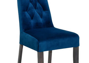 Krzesło tapicerowane niebieskie KOMIN PIK
