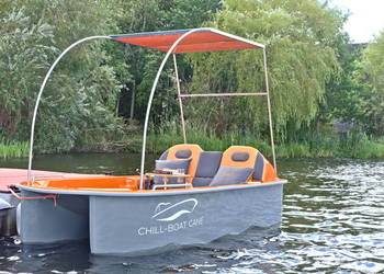 Katamaran elektryczny Chill-Boat Cane, łódź, rower wodny