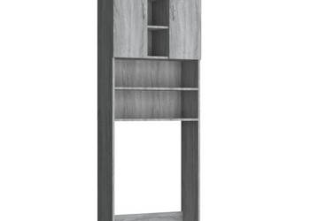 Szafka na pralkę szary dąb sonoma 64x255x190 cm WM-815958
