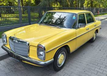 MERCEDES-BENZ W115 - 200 BENZYNA - KANARKOWY - 1975 - Sprawny