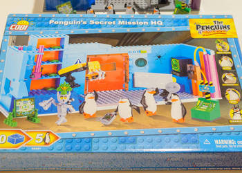 Klocki Cobi - Pingwiny z Madagaskaru Sekretna baza główna