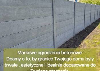 Ogrodzenia betonowe Montaż Transport