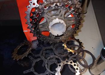 Koronki SHIMANO HG 9S 34T 28T 24T 15T 14T 13T całość